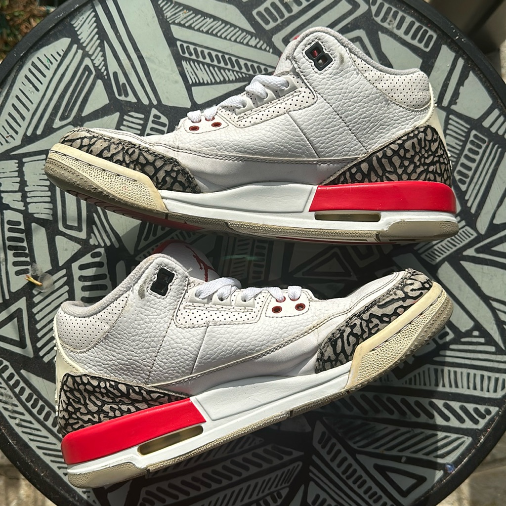 Jordan 3 Hall Of Fame Size 6.5 Youth Or Womens 7.5/8